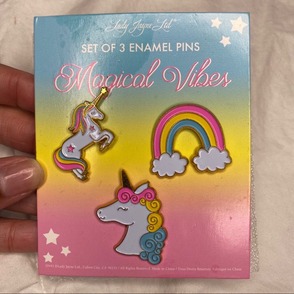 Lady Jayne Ltd. Accessories - Set of 3 Unicorn Lady Jayne Ltd. Enamel Pins Lady Jayne Ltd. Accessories - Set of 3 Unicorn Lady Jayne Ltd. Enamel Pins